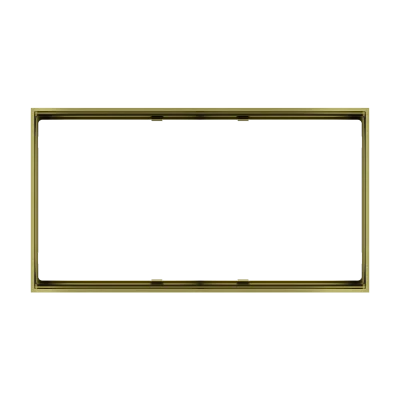 Рамка 2х 80x80 Form FF Metal Brass EKINEX