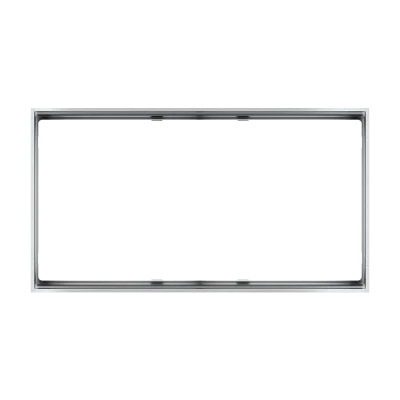 Рамка 2х 80x80 Form FF Metal Alluminium EKINEX