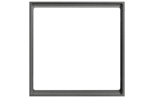 Рамка 1х 80x80 Form FF Metal Titanium EKINEX