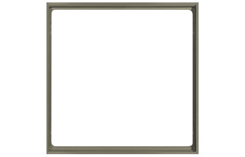 Рамка 1х 80x80 Form FF Metal Nickel EKINEX