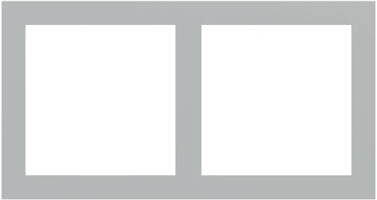 Рамка 2х 60x60 FF/Linea71 Fenix Grey Ephesus EKINEX