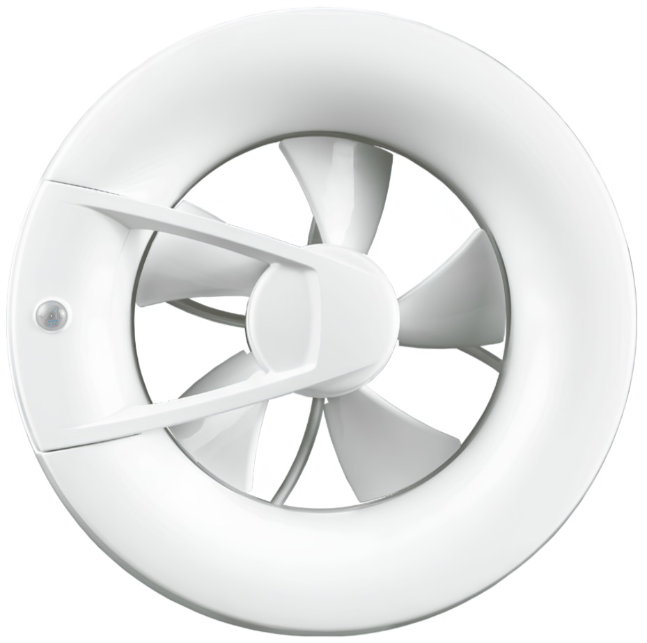 Смарт вентилатор O2 Supreme Wi-Fi ф100/125мм, цвят Бял, 140м3/ч, от 0,4W, от 9dB Blauberg