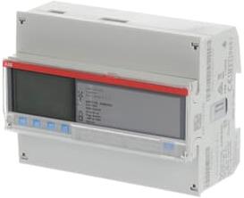 Трифазен електромер за ИНДИРЕКТНО мерене на ел. енергия A44, Modbus, еднотарифен, за DIN монтаж 7 мод, MID ABB