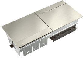 Мебелна кутия 2x4 мод. с вкл. монтажен кит цвят АЛУМИНИЙ МАТ Incara Pop-Up Legrand