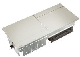 Мебелна кутия 2x4 мод. с вкл. монтажен кит цвят АЛУМИНИЙ Incara Pop-Up Legrand