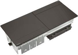 Мебелна кутия 2x4 мод. с вкл. монтажен кит цвят ЧЕРЕН Incara Pop-Up Legrand