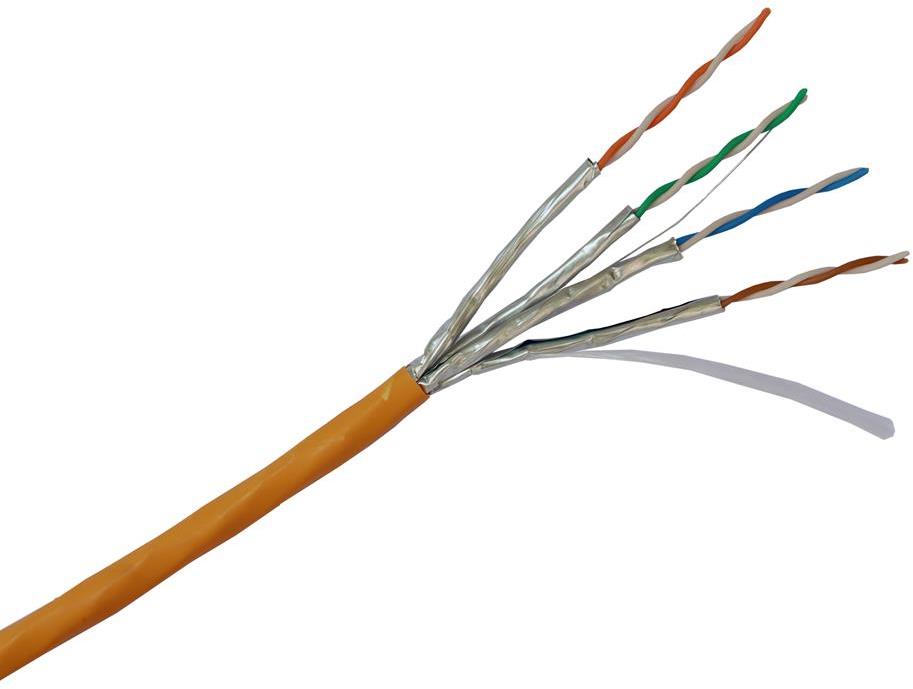 Кабел Cat.6A U/FTP LSZH Eca жълт – 500m LCS3 Legrand