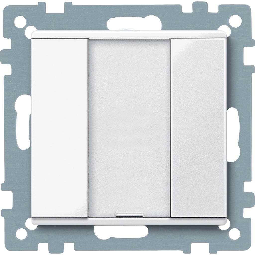 Пулт за управление с 2 бутона KNX цвят Активно бял System M Merten SE