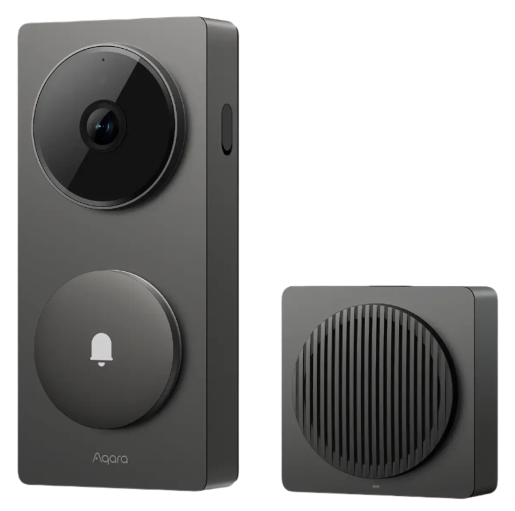 Видео бутон Wi-Fi и звънец черен Aqara Video Doorbell G410 - 8380