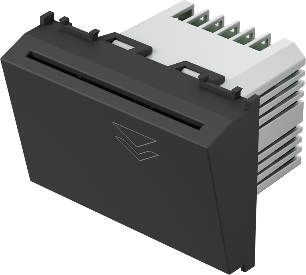 Енергоспестител с RFID четец за карти 3 мод. цвят Черен мат Modul TEM