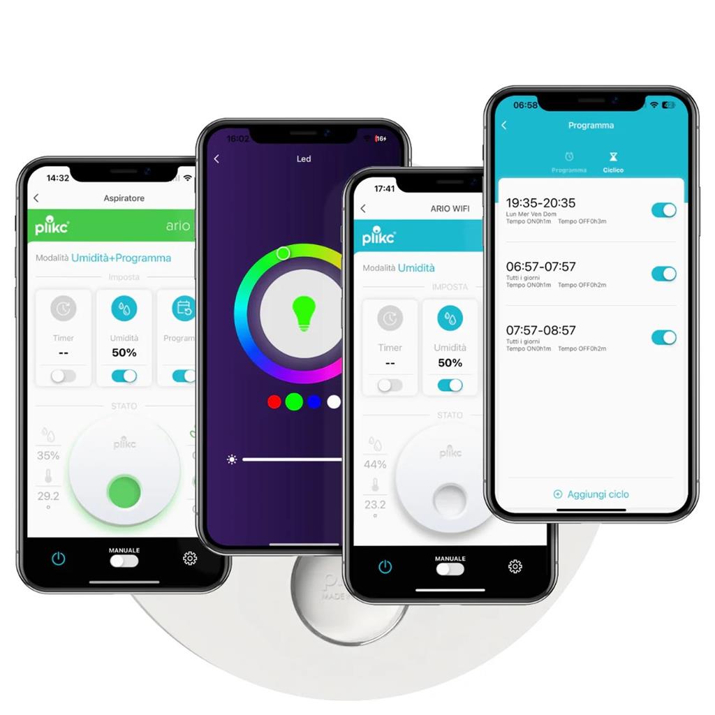 Вентилатор с Wi-Fi управление Ario W Wi-Fi ф100мм, цвят Бял, 100м3/ч, 15W, 36dB