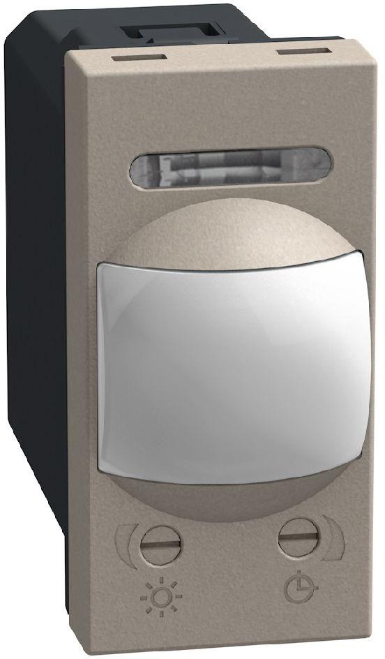 Датчик за движение PIR, 105°, обхват 6m @ h=1.2 мод., LED ≤ 50W, изисква неутрала, 1 мод. цвят Камък Light Now Bticino