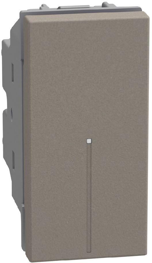 Бутон 1 мод. аксиален цвят Камък Light Now Bticino