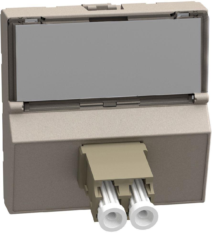 Розетка оптична 1xLCD 2 мод. цвят Камък Light Now Bticino