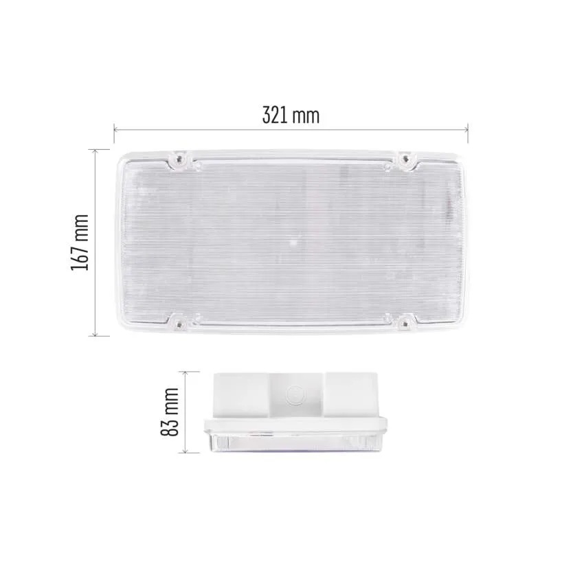 Авариен осветител LED 10W 6500K 1500lm 3h IP65 открит монтаж NESSI EMOS