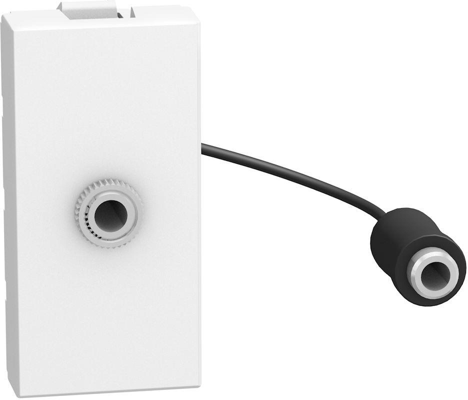 Розетка аудио жак 3.5mm 1 мод. цвят Бял Light Now Bticino