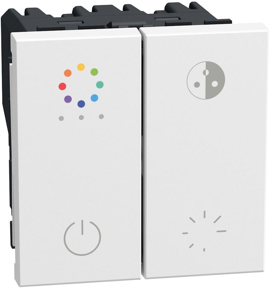 Димер бутонен DALI RGB 2 мод. цвят Бял Light Now Bticino