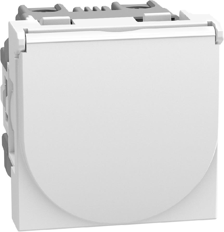 Контакт ШУКО 2P+E 16A с капаче 2 мод. цвят Бял Light Now Bticino