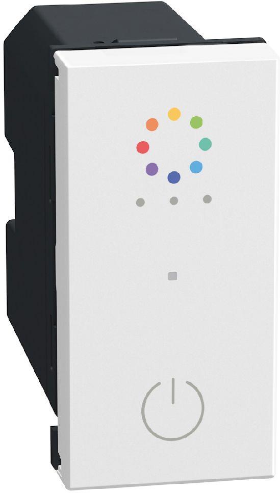 Ключ/димер RGB БЕЗжичен 1 мод. Smart с Netatmo цвят Бял Light Now Bticino