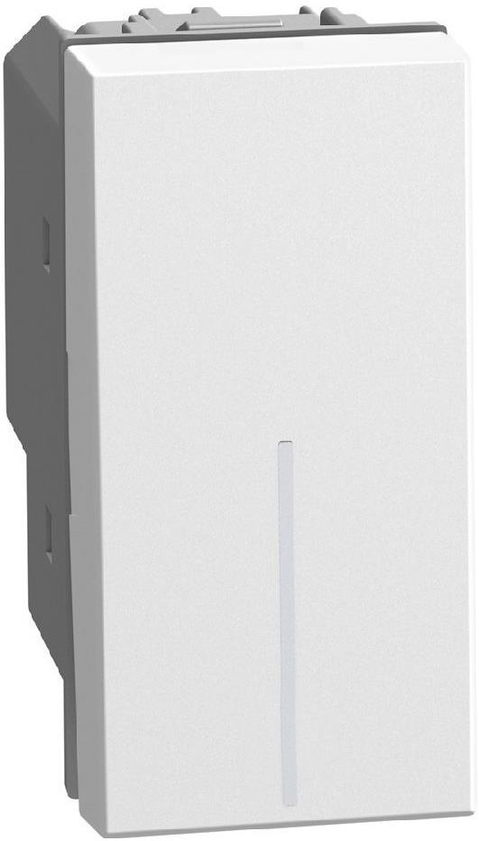 Кръстат ключ 1 мод. цвят Бял Light Now Bticino