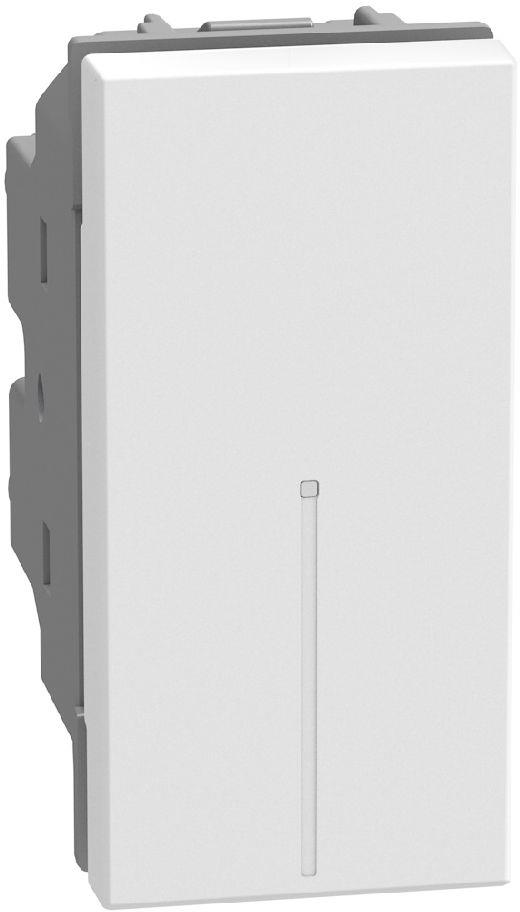 Бутон 1 мод. аксиален цвят Бял Light Now Bticino