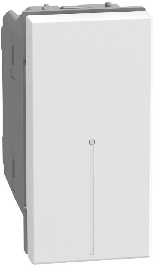 Кръстат ключ 1 мод. аксиален цвят Бял Light Now Bticino