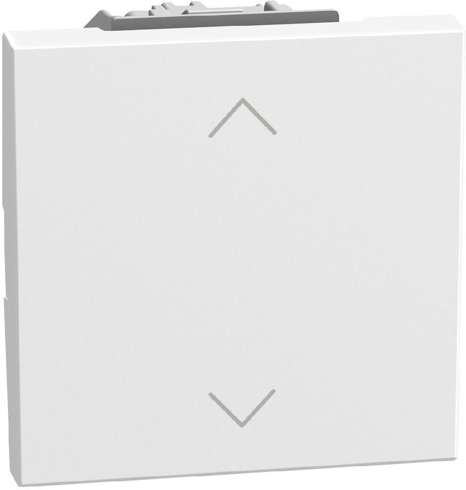 Бутон за щори 2 мод. цвят Бял Light Now Bticino