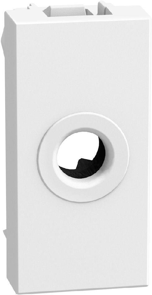 Празен модул с отвор Ø9.5мм 1 мод. цвят Бял Light Now Bticino