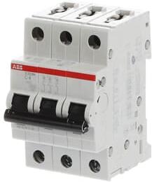 Автоматичен прекъсвач S203M 3P 4A крива C 10kA ABB