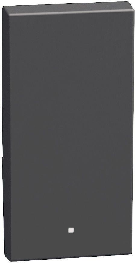 Лицев панел ключ/бутон 1 мод. цвят Графит My Home Light Now Bticino