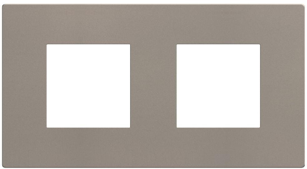 Рамка 2+2 мод. цвят Камък (Stone) Light Now Bticino