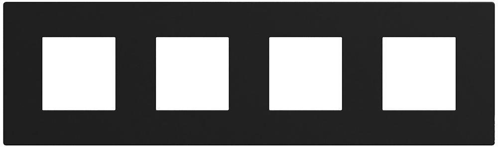 Рамка 2+2+2+2 мод. цвят Графит (Dark) Light Now Bticino