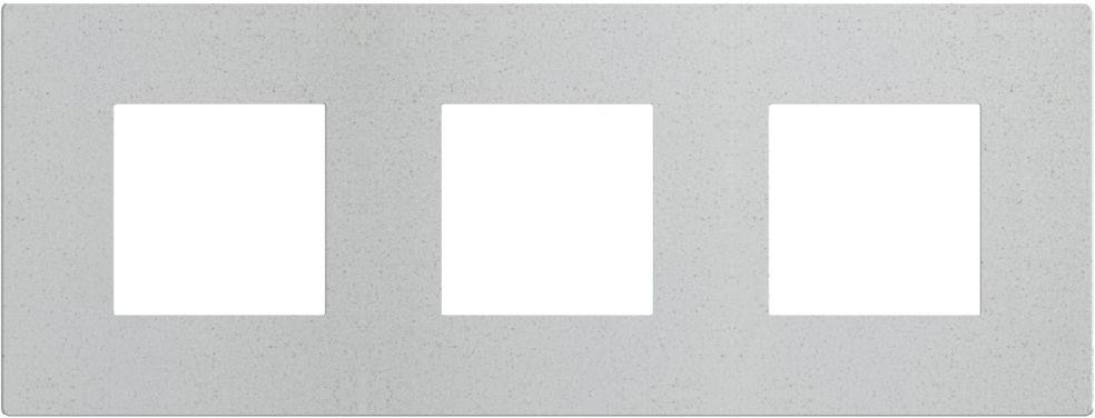 Рамка 2+2+2 мод. цвят Еко бял (White Fiber) Light Now Bticino