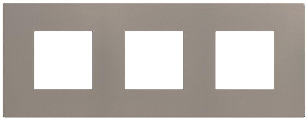 Рамка 2+2+2 мод. цвят Камък (Stone) Light Now Bticino