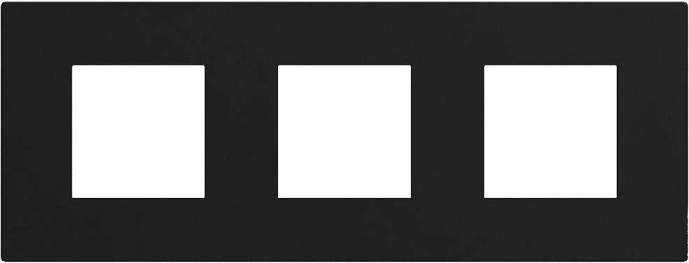 Рамка 2+2+2 мод. цвят Графит (Dark) Light Now Bticino