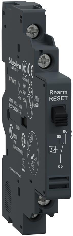 Помощен контакт TeSys GVx индикация повреда SC 1CO 2.5A SE