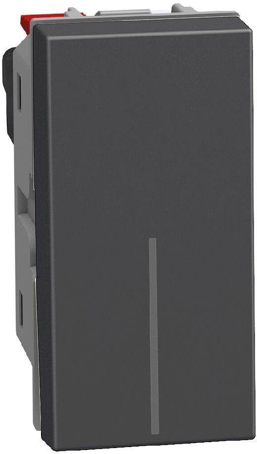 Бутон 1 мод. цвят Графит Light Now Bticino