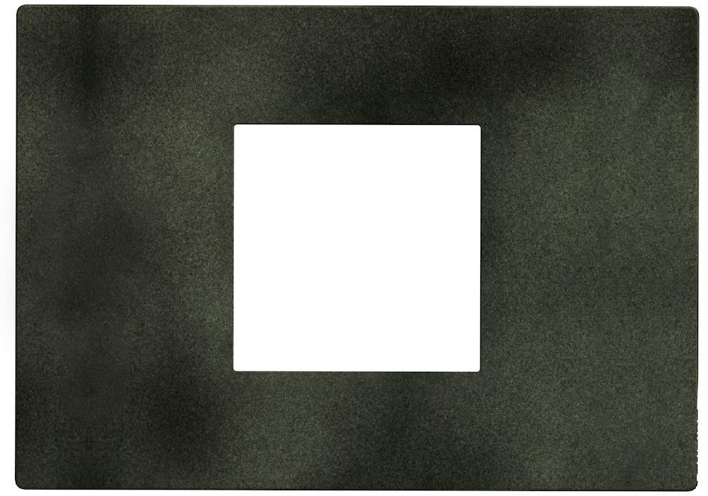 Рамка 2 мод. за монтаж върху конзола 3 мод. цвят Зелен меланж (Dark Green) Light Now Bticino