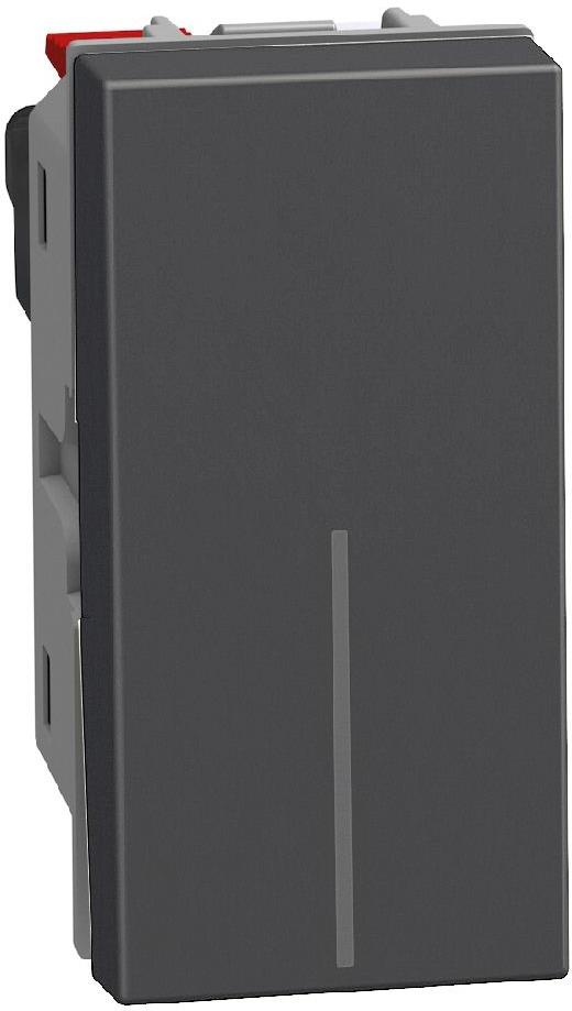 Девиаторен ключ 1 мод. цвят Графит Light Now Bticino