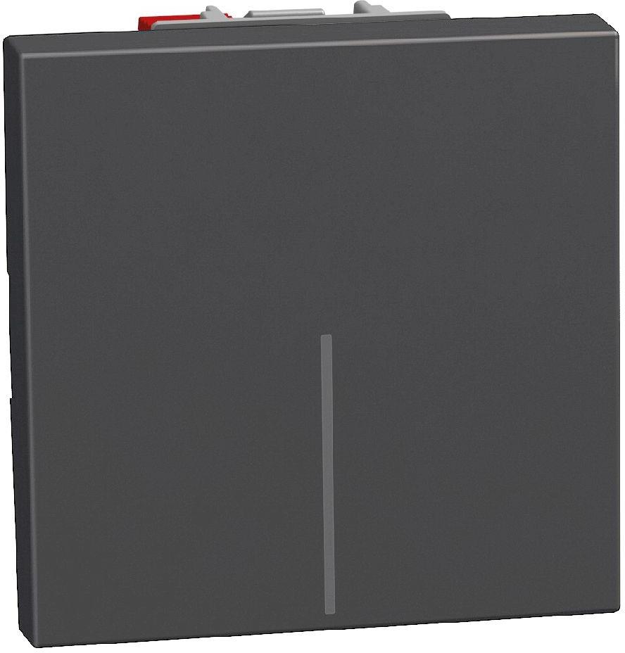 Еднополюсен ключ 2 мод. цвят Графит Light Now Bticino