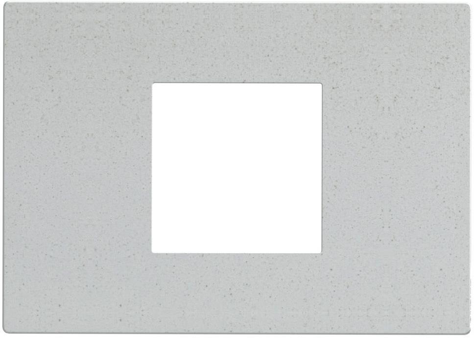 Рамка 2 мод. за монтаж върху конзола 3 мод. цвят Еко бял (White Fiber) Light Now Bticino