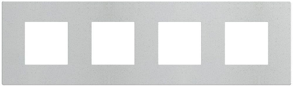 Рамка 2+2+2+2 мод. цвят Еко бял (White Fiber) Light Now Bticino