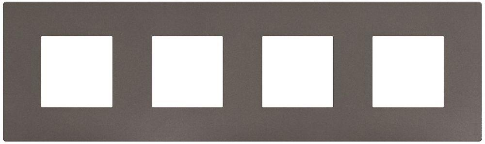 Рамка 2+2+2+2 мод. цвят Мока (Moca Stone) Light Now Bticino