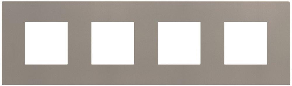 Рамка 2+2+2+2 мод. цвят Камък (Stone) Light Now Bticino