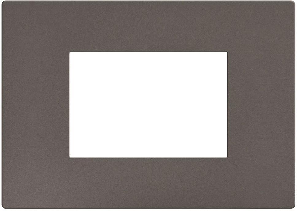 Рамка 3 мод. цвят Мока (Moca Stone) Light Now Bticino