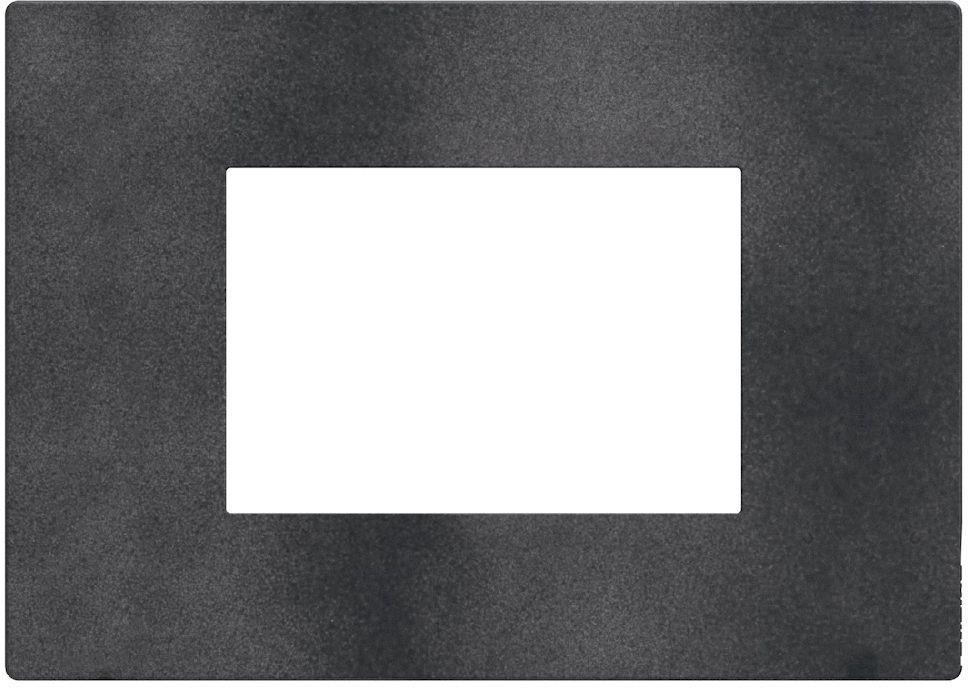 Рамка 3 мод. цвят Сив меланж (Dark Grey) Light Now Bticino