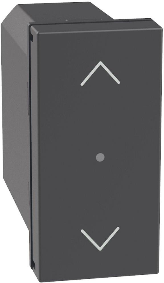 Ключ за щори ЖИЧЕН изисква неутрала 1 мод. Smart с Netatmo цвят Графит Light Now Bticino