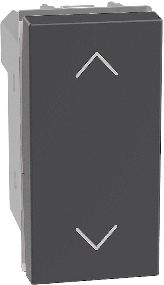 Ключ за щори 1 мод. цвят Графит Light Now Bticino