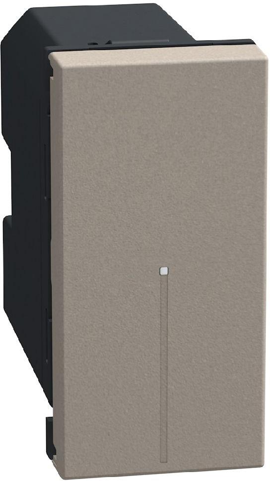 Ключ 1 канал БЕЗжичен 1 мод. Smart с Netatmo цвят Камък Light Now Bticino