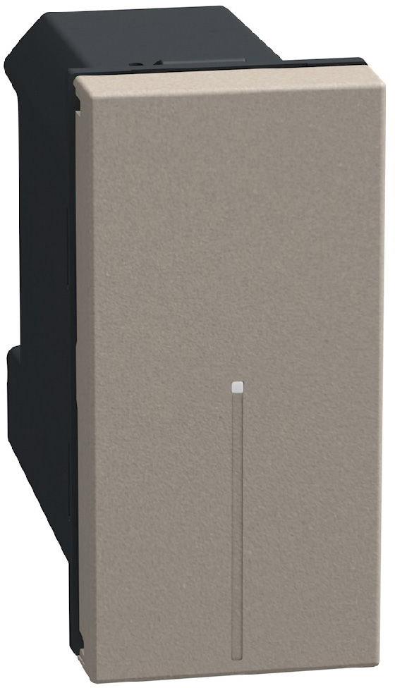 Девиаторен ключ ЖИЧЕН изисква неутрала 1 мод. Smart с Netatmo цвят Камък Light Now Bticino